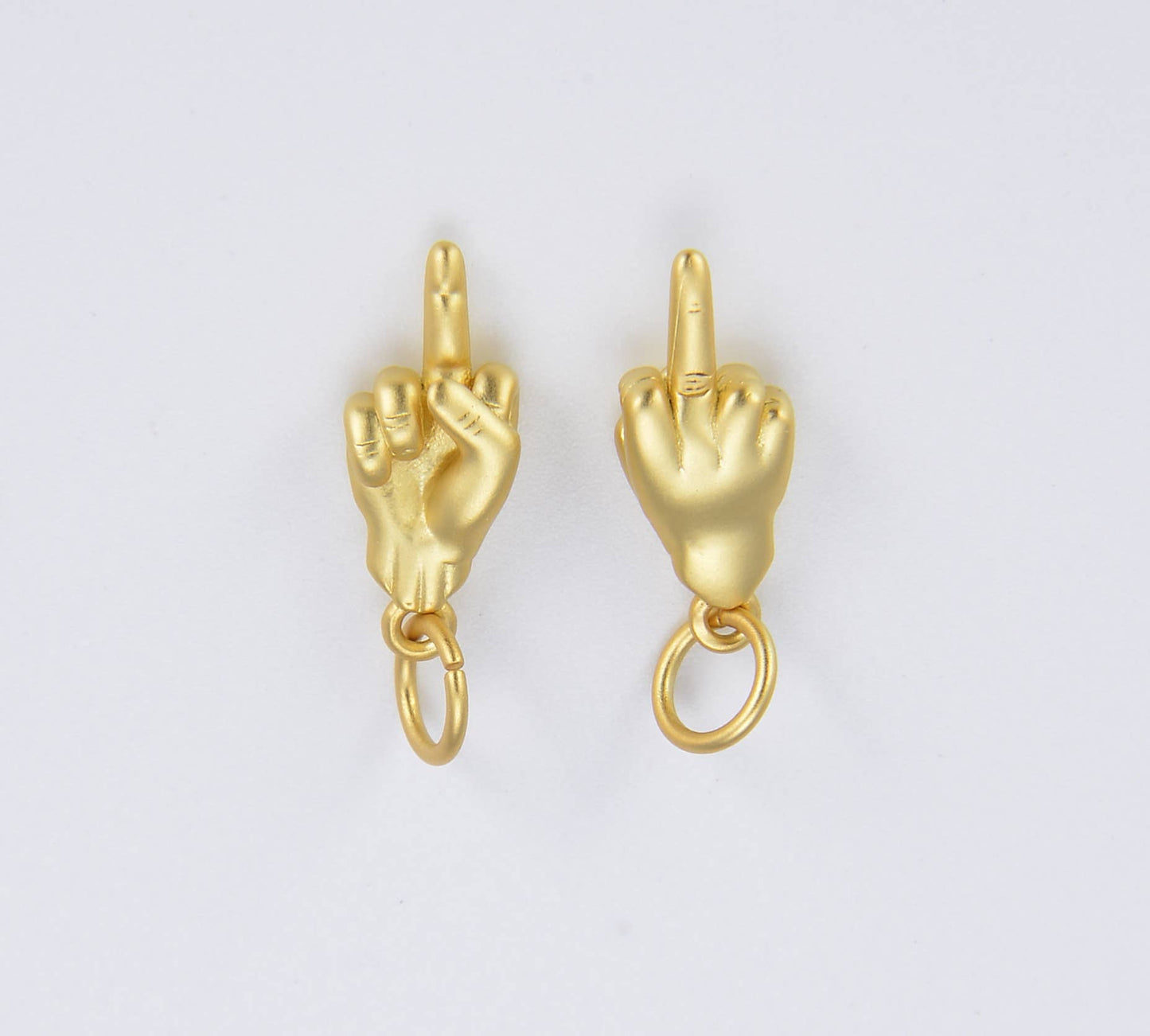 Middle Finger Charm