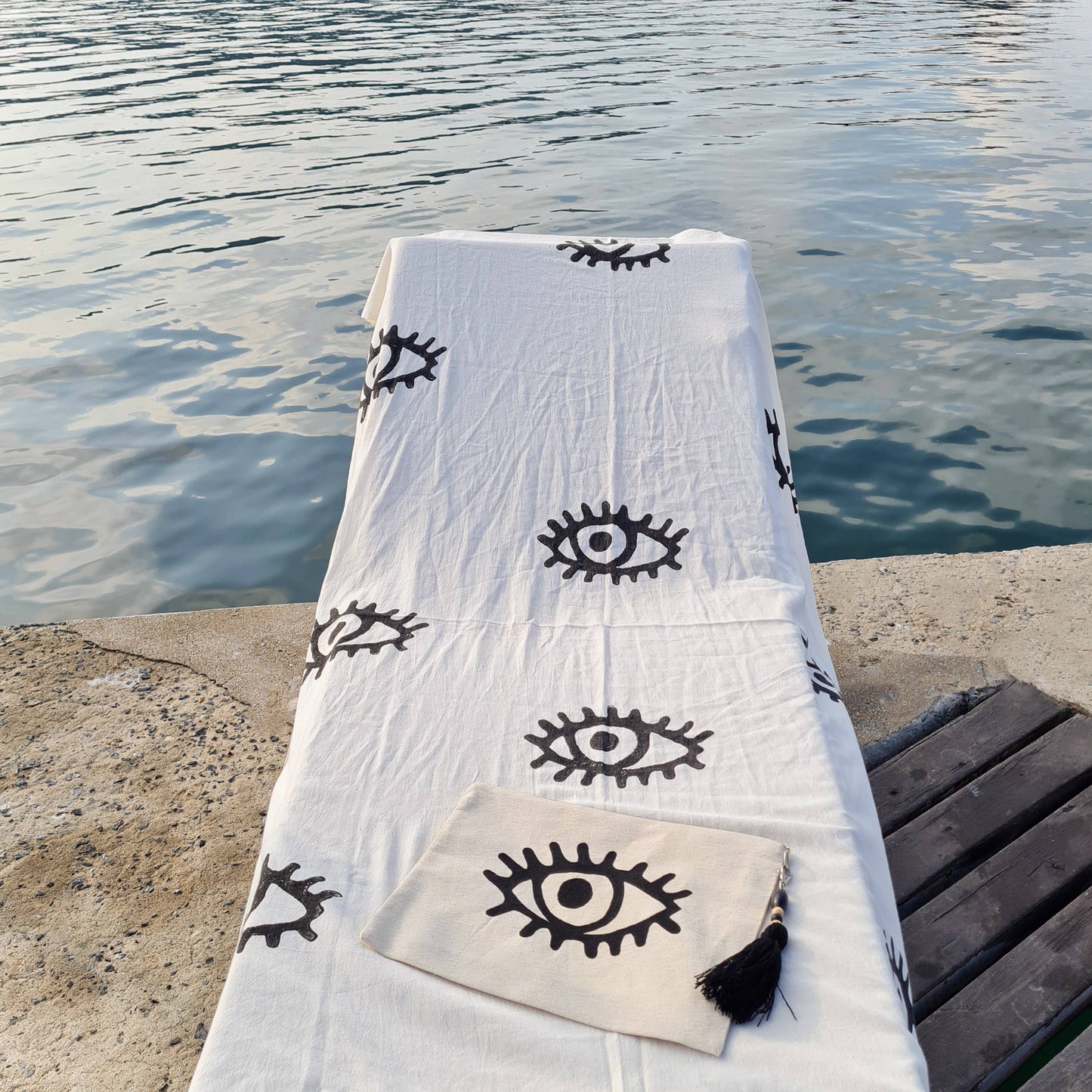 Evil Eye Beach Towel