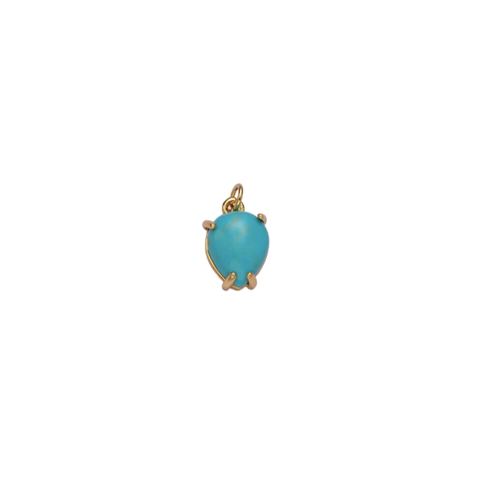 Turquoise Stone Charm