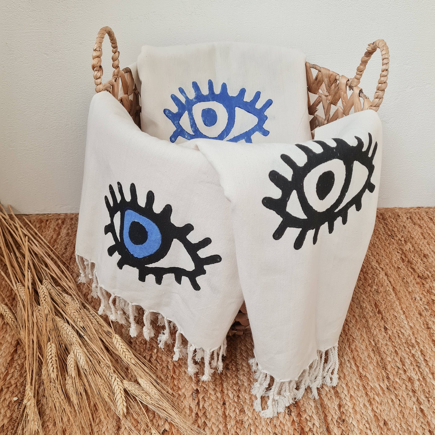 Evil Eye Beach Towel