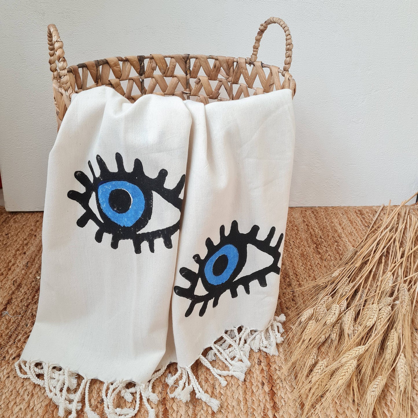 Evil Eye Beach Towel