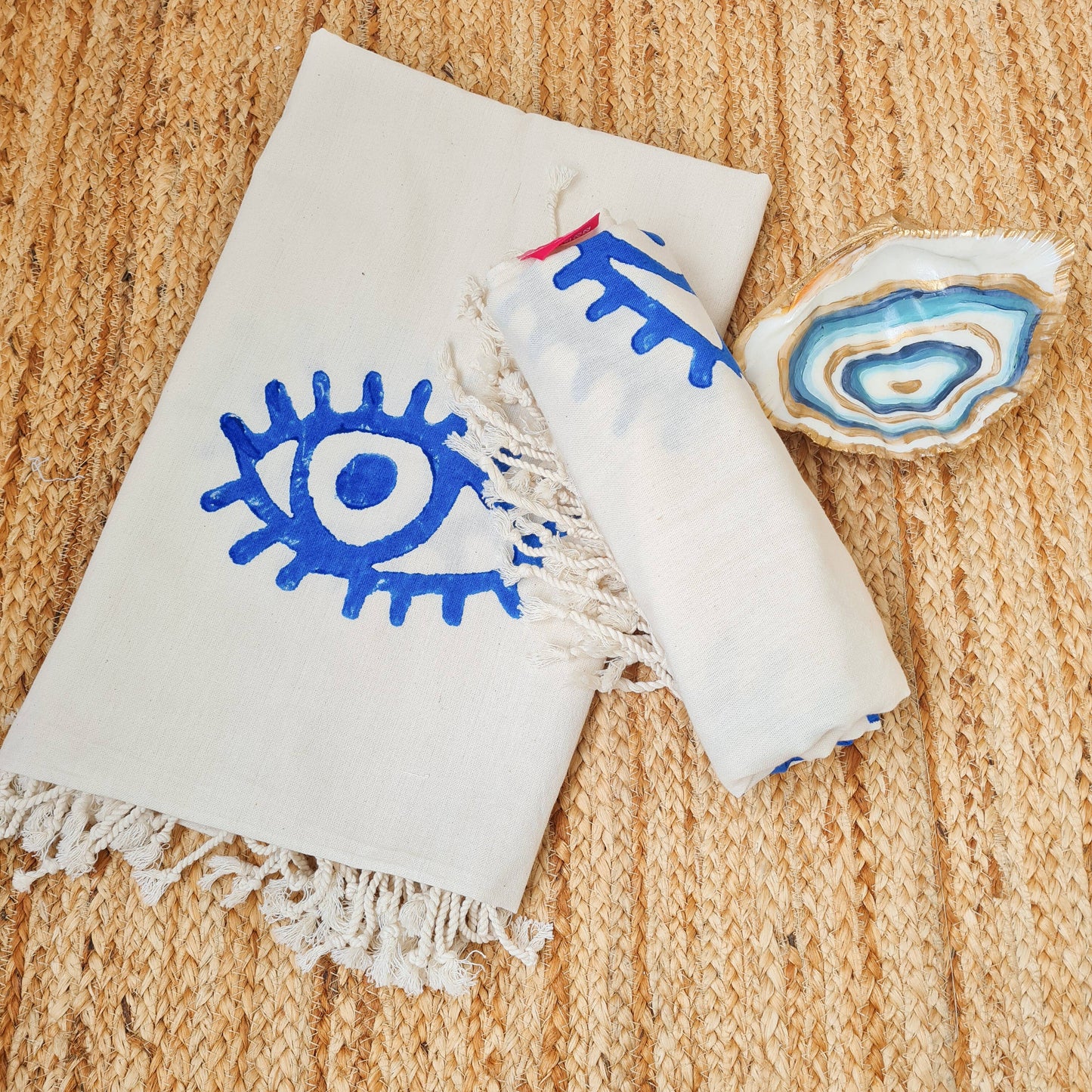 Evil Eye Beach Towel